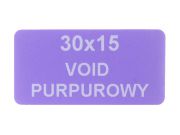 Stickery purpurowy VOID