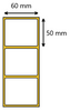 Etykieta termiczna 60x50 / 1000 szt / 40