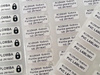 15x5mm plomba pvc łamliwy 500szt twój nadruk