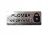 Plomby gwarancyjne stickery 20x8 void 3m 500szt twój nadruk !