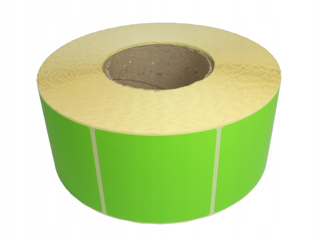 Etykieta termiczna 70x70 zielona 375c / 2000 / 76