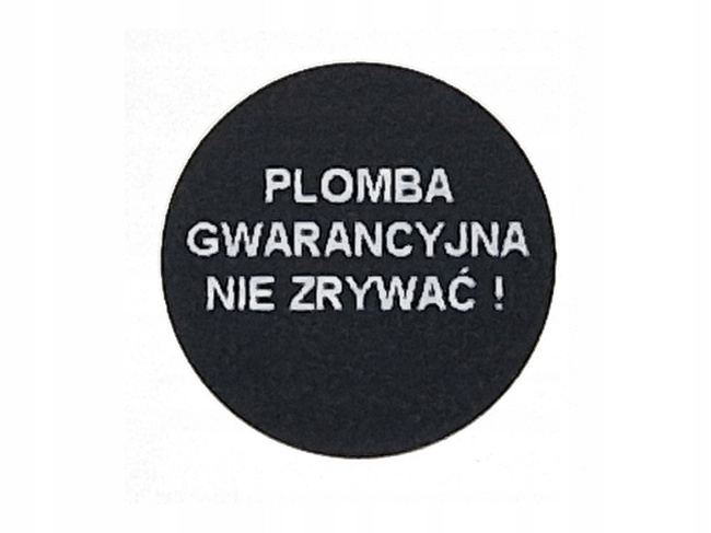 Fi15 czarny open void czystousuwalny 1000 szt twój nadruk !