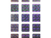 12x12mm hologram tetragon 1000szt plomba z twoim nadrukiem