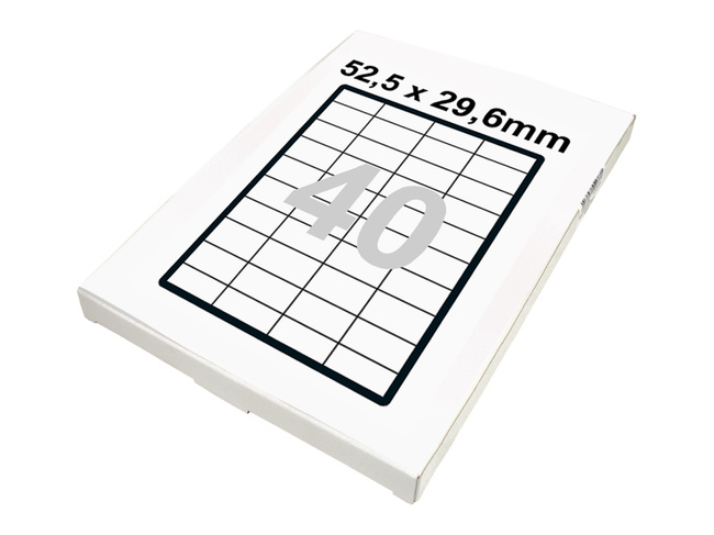 Etykieta arkusz 52,5x29,6