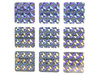 16x16mm hologram tetragon 250szt twój nadruk