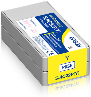 SJIC22P(Y) Tusz Yellow do Epson ColorWorks C3500 (Yellow)