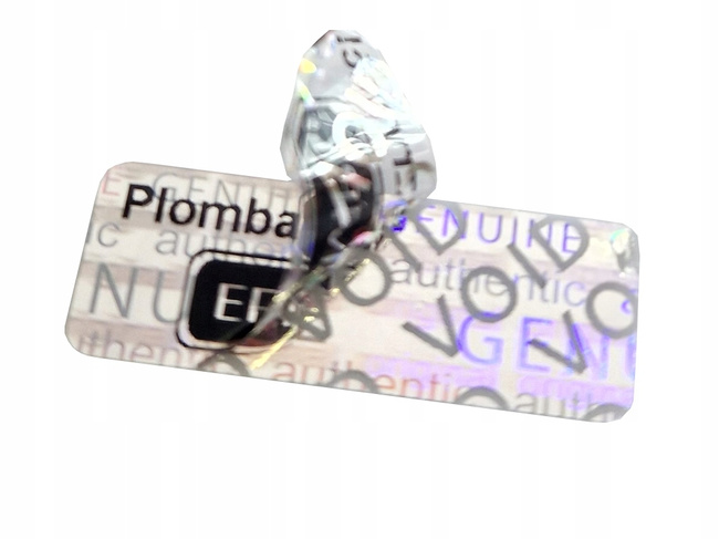 Plomby stickery fi40 hologram original 500szt twój nadruk !