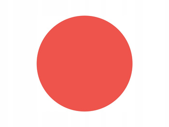 Etykieta termiczna fi34 czerwona / 2000 szt / 40