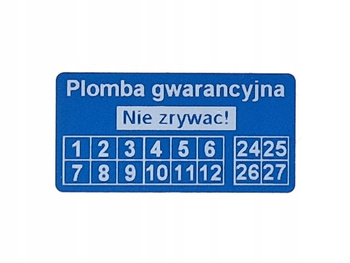 30x15 open void niebieski czystousuwalny 1000 szt twój nadruk !