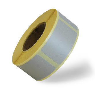 Etykieta termiczna 20x32 kolor szary cg4 / 400 szt  / fi19