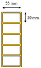 Etykieta termiczna 55x30 / 2000 szt / 40