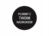 Plomby gwarancyjne fi 30mm czarny void 250szt