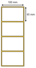 Etykieta termotransferowa 100x65 / 1000 szt / 40