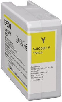 SJIC55(Y) Tusz Yellow do Epson ColorWorks D6500/D6000 (Yellow)