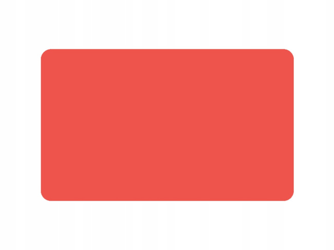 Etykieta termiczna 50x35 czerwona / 2000 szt / 40