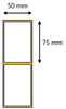 Etykieta termiczna 50x75 / 1000 szt / 40