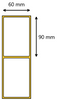 Etykieta termiczna 60x90 / 500 szt / 40
