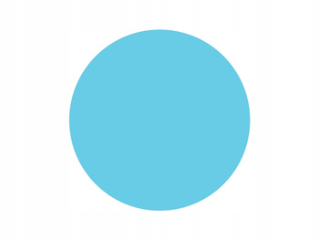 Etykieta termiczna fi30 niebieska / 2000 szt / 40