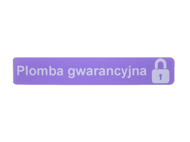 Plomba purpurowy void 60x10 250szt twój nadruk !