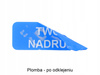 30x15 open void niebieski czystousuwalny 500 szt twój nadruk !