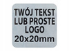 Naklejki serwisowe plomby 20x20 void mat 250 szt