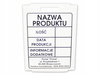 90x124 zawieszka foliowa / 1000 szt / 76