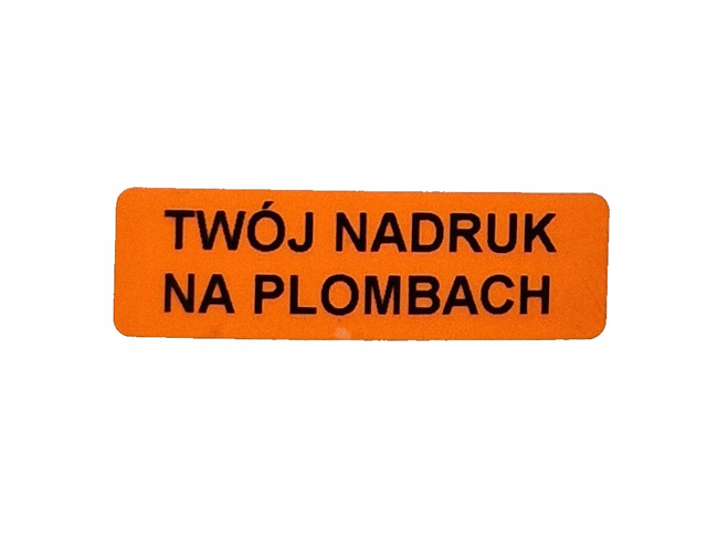 40x12 pomarańczowy open void 500 szt twój nadruk !