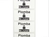 30x15mm plomby pvc łamliwy 250szt twój nadruk