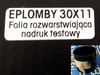 Plomby gwarancyjne stickery 30x11 nowość folia rzw 250szt twój nadruk !