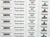 30x15mm plomby pvc łamliwy 250szt twój nadruk