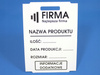 90x124 zawieszka foliowa / 1000 szt / 76