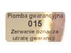 Plomby gwarancyjne stickery 20x10 void lustro 500szt twój nadruk !