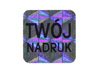 10x10mm hologram tetragon 1000szt twój nadruk