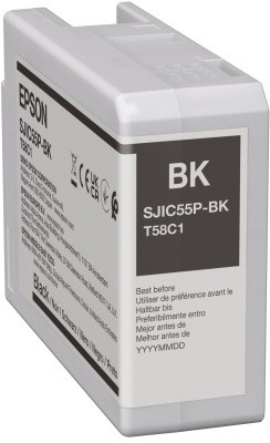 SJIC55(BK) Tusz Black do Epson ColorWorks D6500/D6000 (Black)