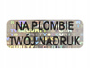 Plomby gwarancyjne stickery 30x11 hologram 1000szt twój nadruk !