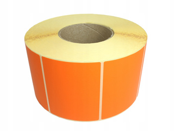 Etykieta termiczna 90x70 pomarańczowa / 2000 / 76