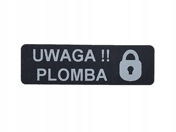 40x12 czarny open void czystousuwalny 1000 szt twój nadruk !