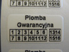 Plomba gwarancyjna 20x20 void biały 500szt twój nadruk !