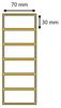 Etykieta termotransferowa 70x30 / 2000 szt / 40