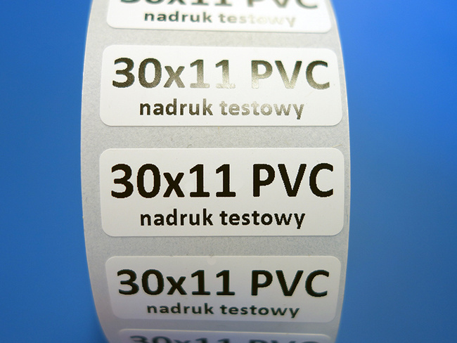 30x11mm plomby pvc łamliwy 500szt twój nadruk