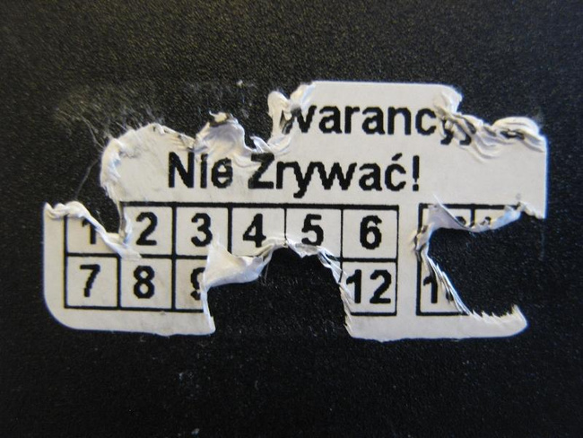 Plomby gwarancyjne 32x20 akrylit kruszące 500szt twój nadruk !