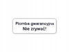 Plomby gwar stickery void biały 15x5 500 szt