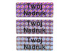 45x18mm hologram tetragon 250szt twój nadruk