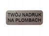 Plomby gwarancyjne stickery 20x8 void 3m 500szt twój nadruk !