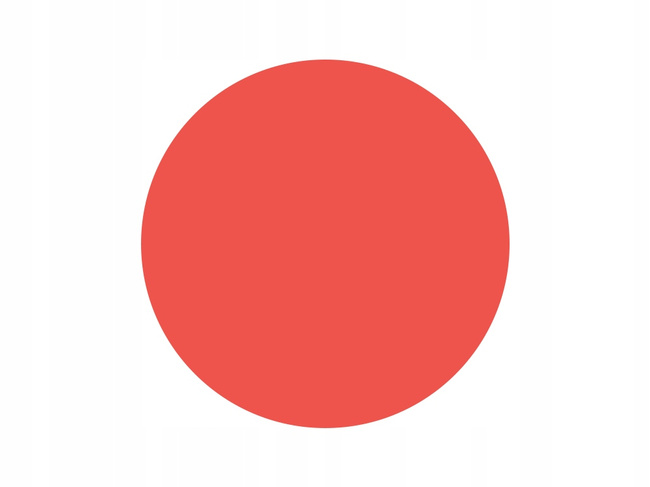 Etykieta termiczna fi30 czerwona / 2000 szt / 40