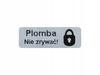 Naklejki serwisowe plomby 15x5 void mat 1000 szt twój nadruk !