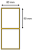 Etykieta termiczna 80x90 / 500 szt / 40