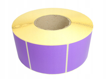 Etykieta termiczna 70x70 fioletowy 265 / 2000 / 76