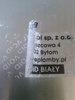 Plomba sticker biała 12x12 void 1000 szt twój nadruk !