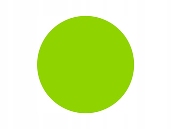 Etykieta termiczna fi30 zielona / 2000 szt / 40